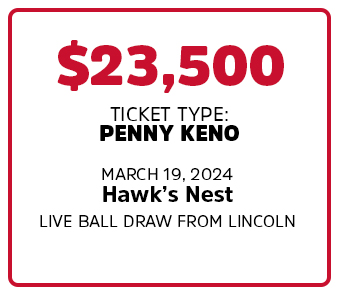 $23,500 won at Hawk's Nest