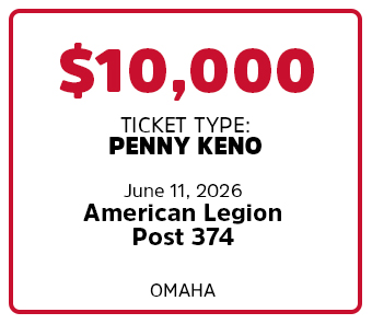 $10,000 BIG WIN at American Legion Post 374 - Omaha