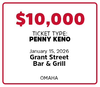 $10,000 BIG WIN at Grant Street Bar & Grill - Omaha