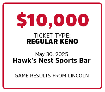 $10,000 BIG WIN at Hawk's Nest Sports Bar - Lincoln