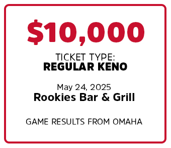 $10,000 BIG WIN at Rookies Bar & Grill - Omaha