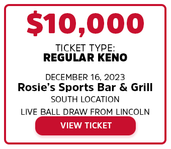 $10,000 Big Win at Rosie's Sports Bar & Grill
