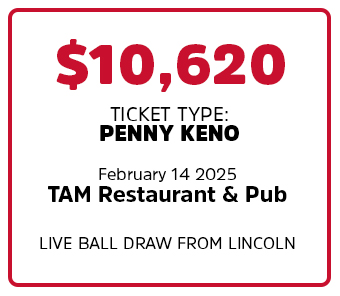 $10,620 BIG WIN at TAM Restaurant & Pub - Lincoln