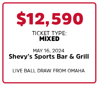 $12,590 won at Shevy's Bar and Grill