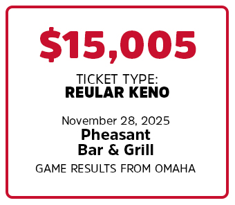 $15,005 BIG WIN at Pheasant Bar & Grill - Omaha