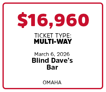 $16,960 BIG WIN at Blind Dave's Bar - Omaha